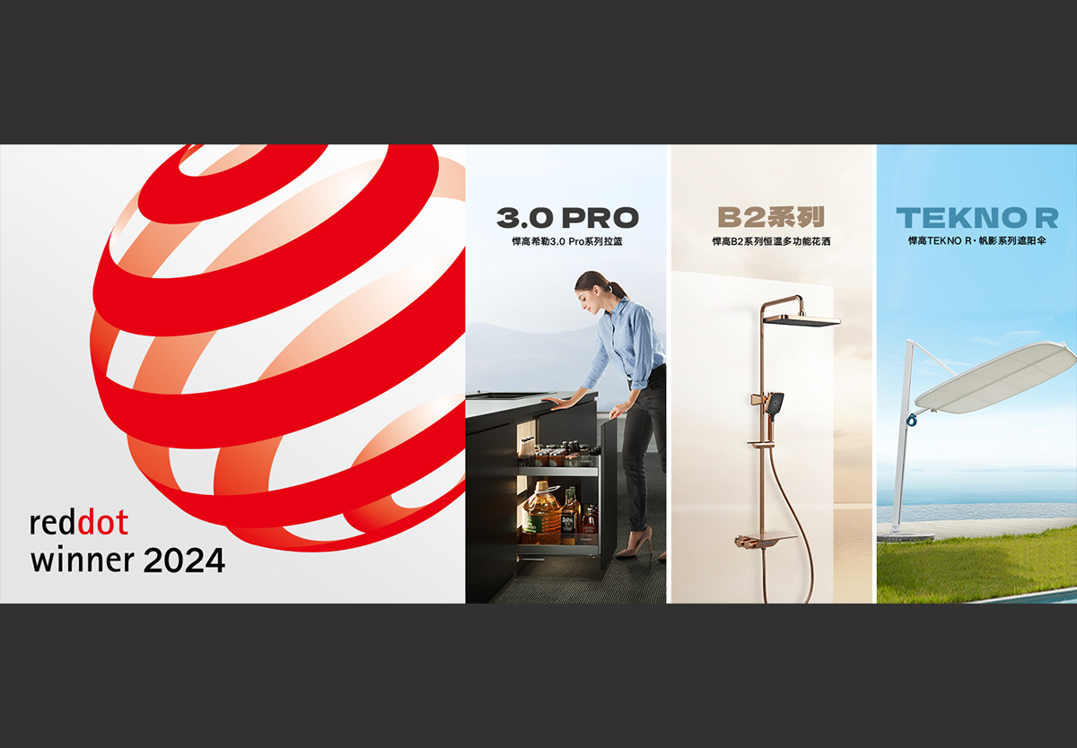 重磅 | 悍高再獲3枚紅點獎，累計紅點、iF達23枚！